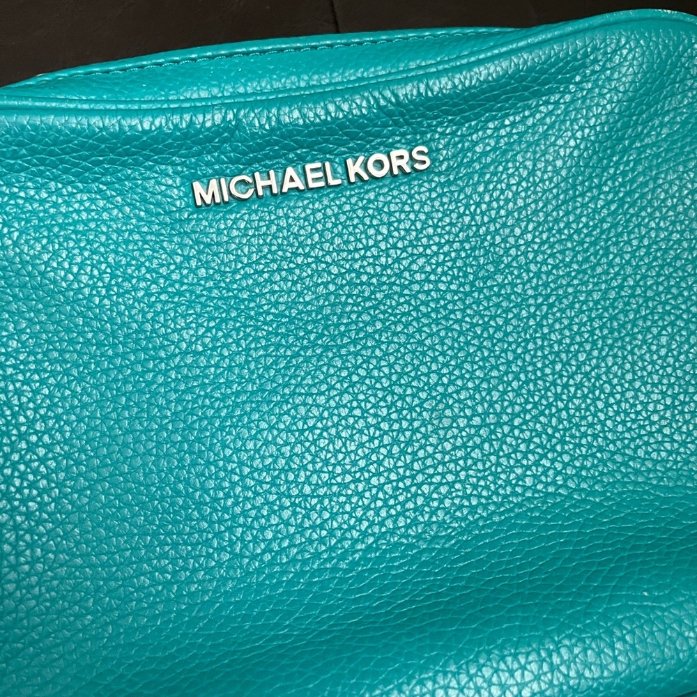Michael Kors teal Crossbody